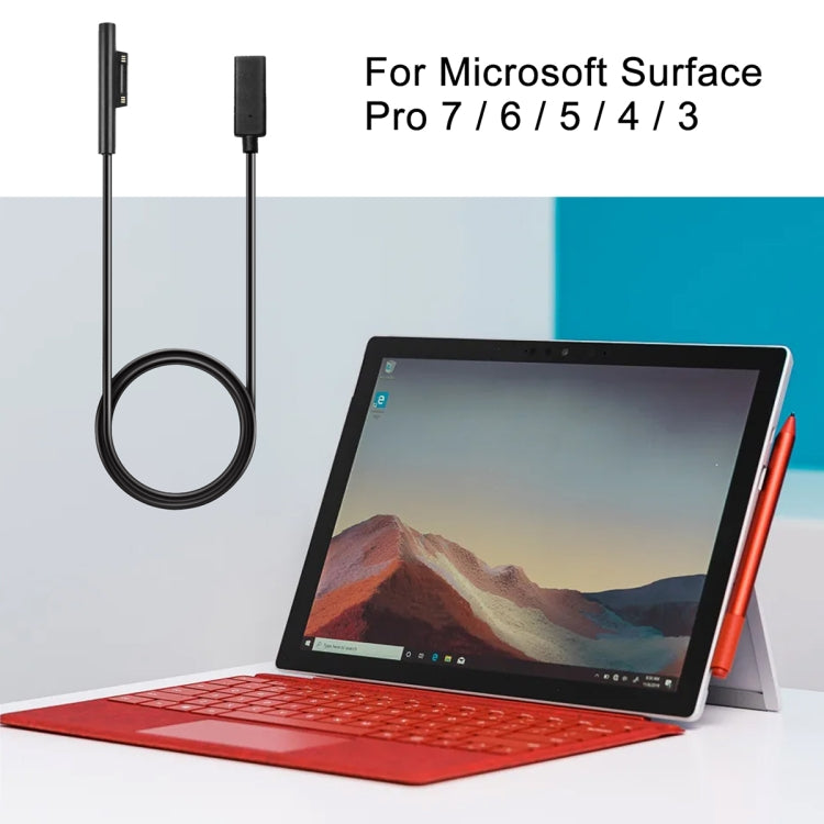 USB-C / Type-C メスから6ピン オス ノートパソコン用PD急速充電ケーブル Microsoft Surface Pro 7 / 6 / 5 / 4 / 3対応、ケーブル長さ：0.2m