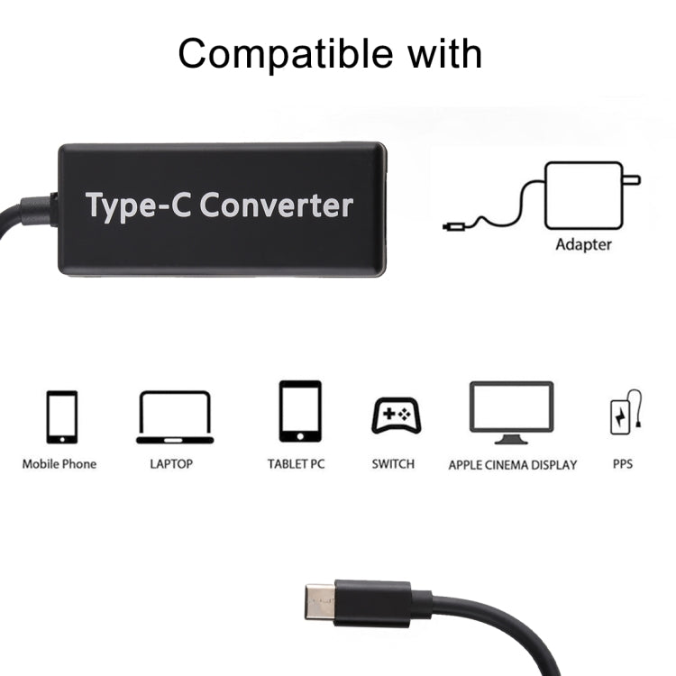 65W 5ピン MagSafeシリーズからUSB-C / Type-C変換アダプター MacBook用