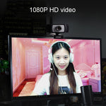 Aoni C33 美顔FHD 1080P IPTVウェブカメラ テレカンファレンス 教育ライブ配信用コンピューターカメラ マイク付き ドライバ不要プラグアンドプレイ, C33