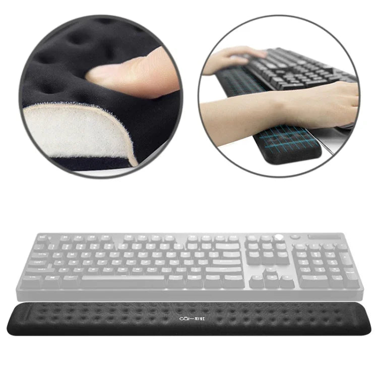 メカニカルキーボード用リストレスト メモリーフォームマウスパッド、サイズ：L、サイズ：L