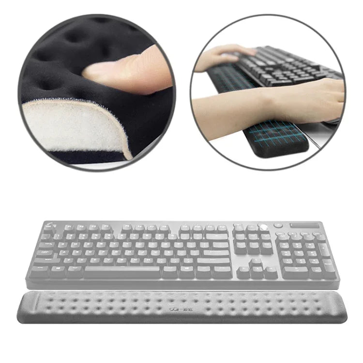 メカニカルキーボード用リストレスト メモリーフォームマウスパッド、サイズ：L、サイズ：L