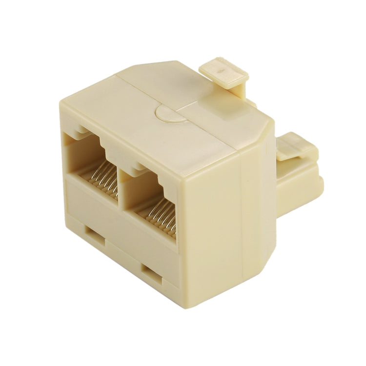 RJ45デュアルポートLANイーサネットコネクタネットワークアダプター、2 RJ45メスからRJ45オス