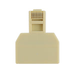 RJ45デュアルポートLANイーサネットコネクタネットワークアダプター、2 RJ45メスからRJ45オス