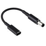 PD 100W 18.5-20V 7.4 x 0.6mmからUSB-C / Type-Cアダプター ナイロン編組ケーブル HP用、7.4 x 0.6mm