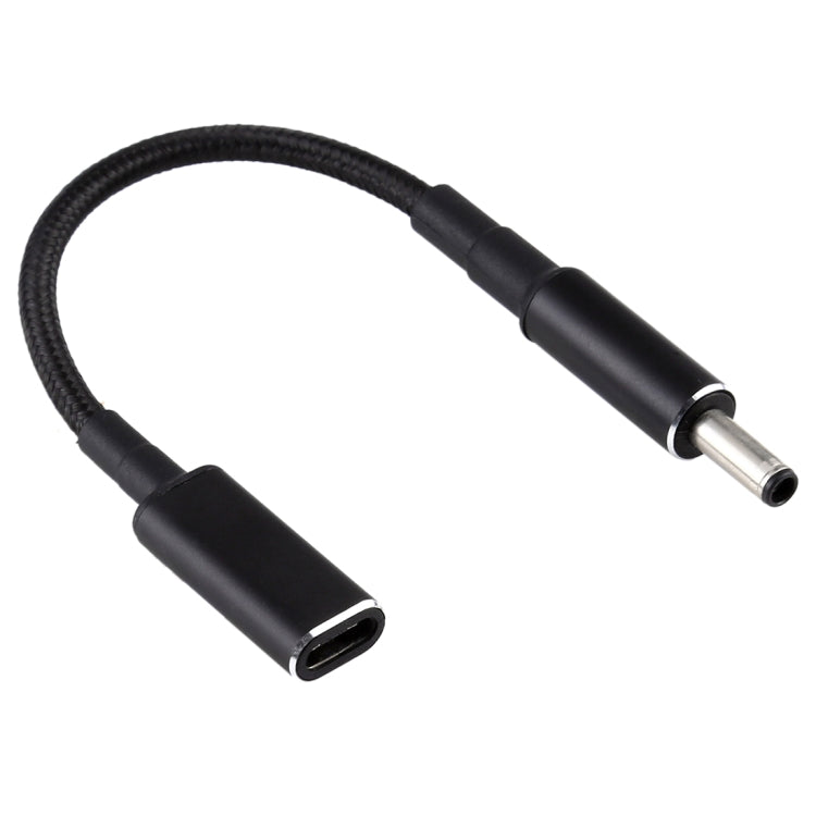 PD 100W 18.5-20V 4.5 x 0.6mm USB-C / Type-C アダプター ナイロン編組ケーブル Dell用、4.5 x 0.6mm