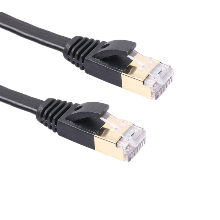1m CAT7 10ギガビットイーサネット 超薄型パッチケーブル モデムルーター LANネットワーク用 - シールド付きRJ45コネクター搭載、長さ：1m