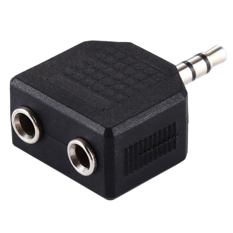 3.5mm オス to デュアル3.5mm メス スプリッターアダプター