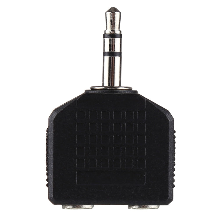 3.5mm オス to デュアル3.5mm メス スプリッターアダプター