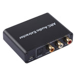 192KHz ARC オーディオエクストラクター HDMI ARC to SPDIF＋同軸＋L/R コンバーター オーディオリターンチャンネルアダプター、192KHz ARC