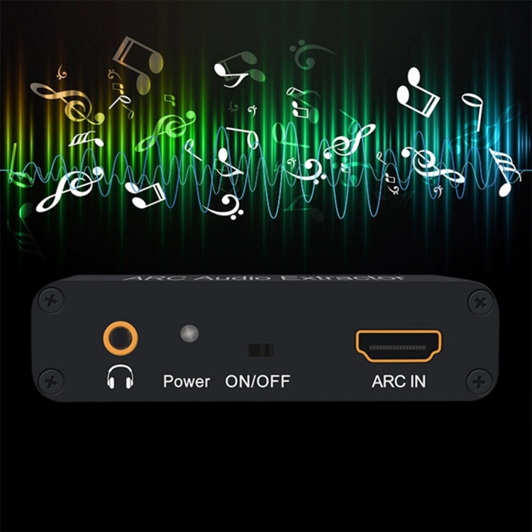192KHz ARC オーディオエクストラクター HDMI ARC to SPDIF＋同軸＋L/R コンバーター オーディオリターンチャンネルアダプター、192KHz ARC
