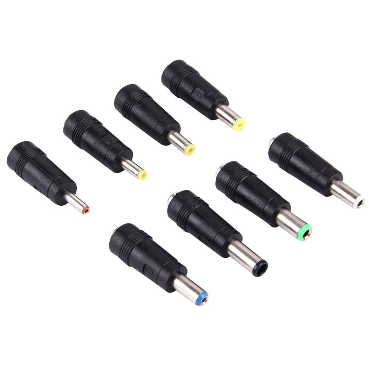 5.5x2.1mm メス - 複数オスインターフェース 8in1 電源アダプターセット HP / Sony / Acer / ASUS / DELL ノートパソコン用、8in1 電源アダプター