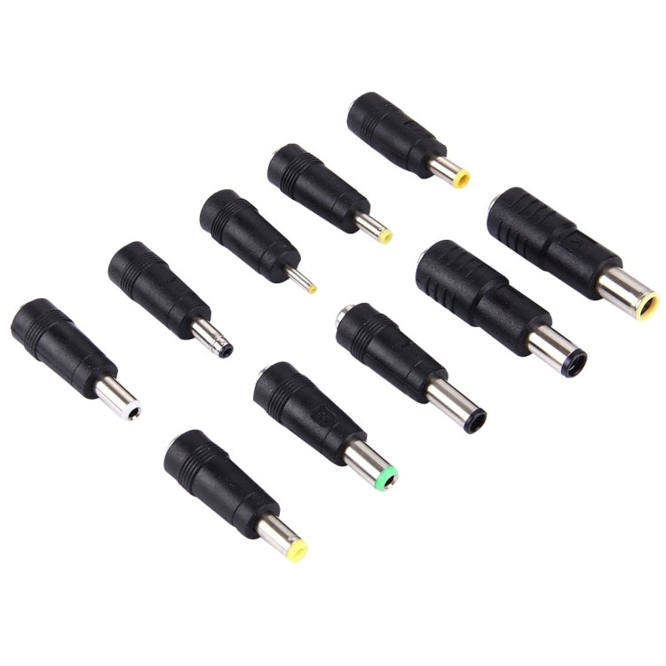 5.5x2.1mm メス - 複数オスインターフェース 10in1 電源アダプターセット IBM / HP / Sony / Toshiba / Lenovo / ASUS / Samsung / DELL ノートパソコン用、10in1