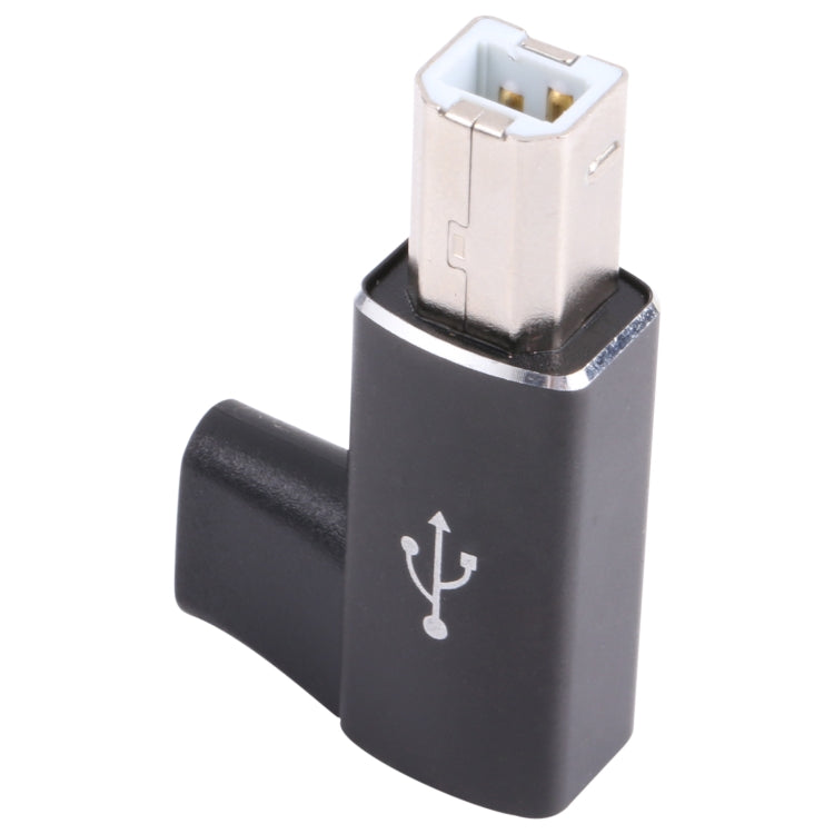 USB-C / タイプC メス - USB 2.0 B MIDI オス アダプター 電子楽器 / プリンター / スキャナー / ピアノ用