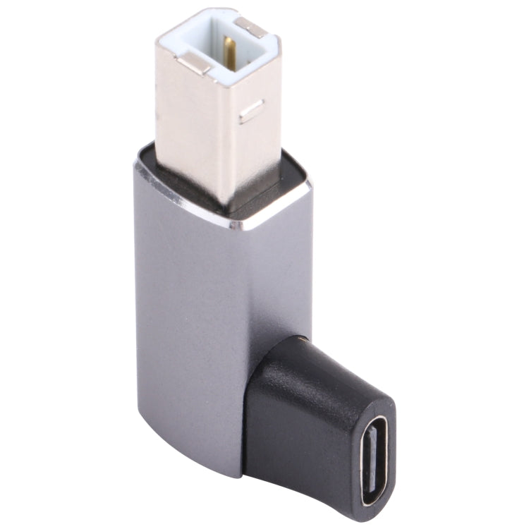 USB-C / タイプC メス - USB 2.0 B MIDI オス アダプター 電子楽器 / プリンター / スキャナー / ピアノ用