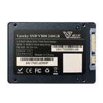 Vaseky V800 240GB 2.5インチ SATA3 6GB/s 超薄型7mm ソリッドステートドライブ SSD ハードディスクドライブ、デスクトップ・ノートパソコン用、240GB