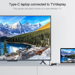 7585B 3イン1 Micro USB / 8ピン / Type-C から VGA / HDTV / AV アダプター モバイル HD スクリーンプレーヤー