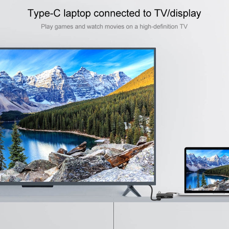7585B 3イン1 Micro USB / 8ピン / Type-C から VGA / HDTV / AV アダプター モバイル HD スクリーンプレーヤー