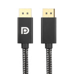 OD6.5mm DPオスからオスDisplayPortケーブル、長さ：2m、DPオスからオス