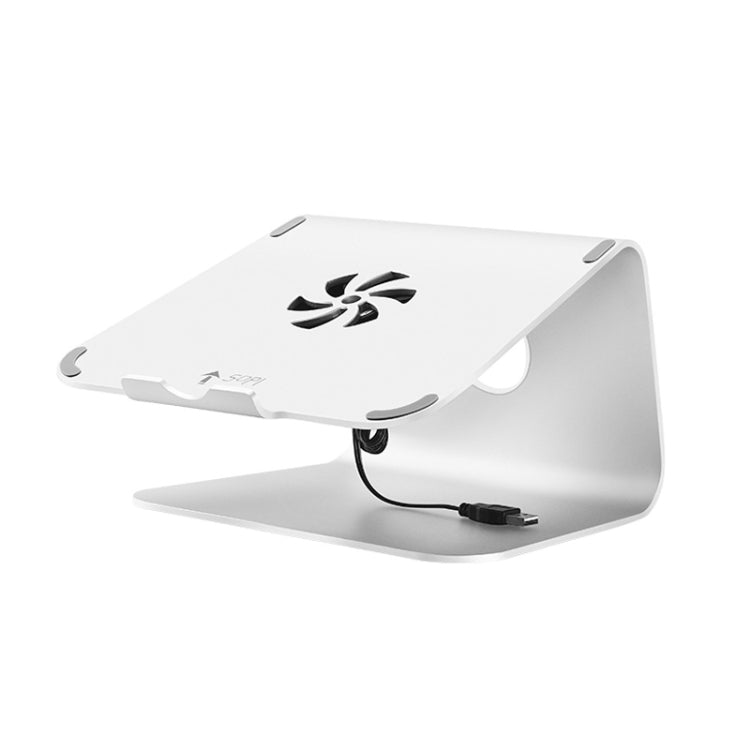 SOPI ZJ-001 クラシックスタイル アルミ冷却スタンド（冷却ファン付き）、Mac Air、Mac Pro、iPad、その他ノートパソコン対応