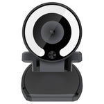Landshine 90 Degree Wide-angle 2K USB Autofocus Computer Live Beauty HD Camera with Ring Light