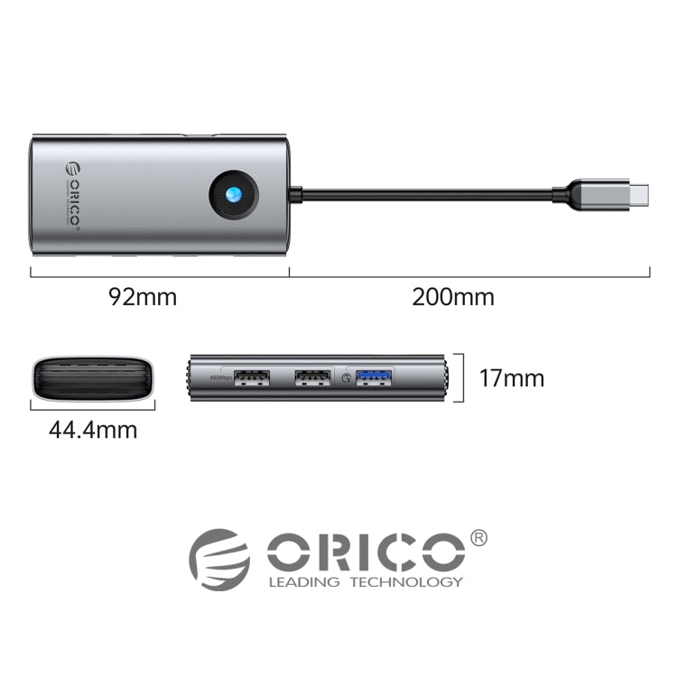 ORICO PW11-5P Type-C / USB-C 5-in-1 5Gbps 多機能ドッキングステーション、PW11-5P