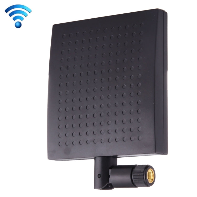 12dBi SMAオスコネクター 2.4GHzパネルWiFiアンテナ、2.4GHz ブラック