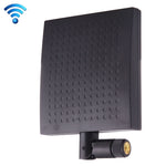 12dBi SMAオスコネクター 2.4GHzパネルWiFiアンテナ、2.4GHz ブラック