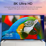 8K 60Hz HDMI 2.1 メスからDPオスアダプター、DPオス