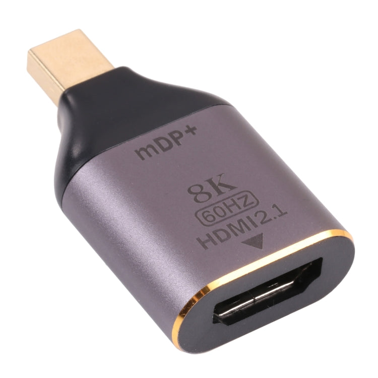 8K 60Hz HDMI 2.1 メスからミニDPオスアダプター、ミニDPオス