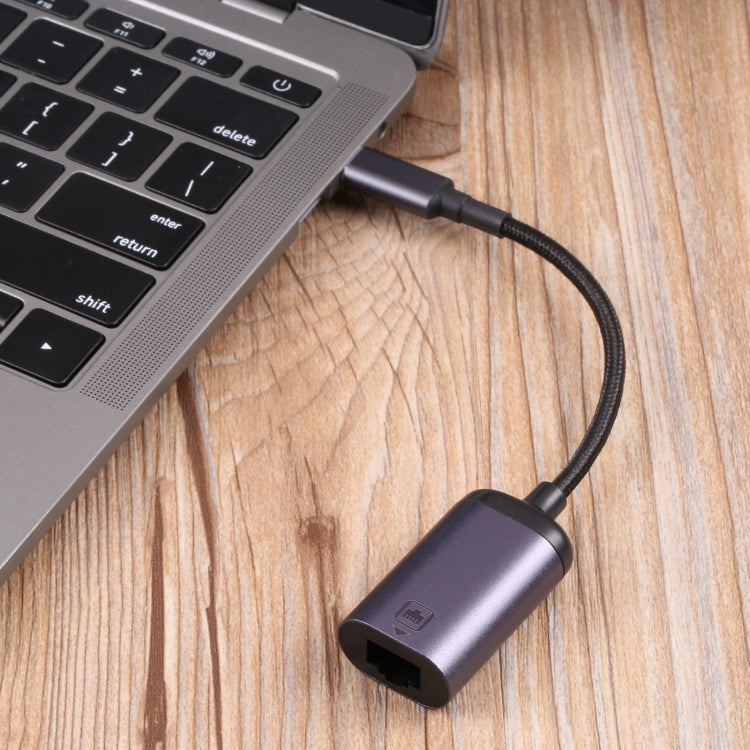 USB-C / タイプC オスから100M RJ45 メスアダプターケーブル、100M RJ45 メスケーブル