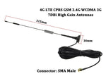 7dBi SMAオスコネクター 高利得 4G LTE CPRS GSM 2.4G WCDMA 3G アンテナ ネットワーク受信用アダプター 7dBi SMA 4G