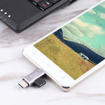 USB-C / タイプC メスからUSB-C / タイプC オス＋マイクロUSBオス変換器、タイプCメスからタイプC＋マイクロUSBオス