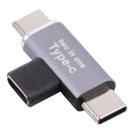 USB-C / タイプC メスからUSB-C / タイプC オス＋USB-C / タイプC オス変換器、タイプCメスからタイプCオス
