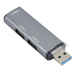 3ポート USB 2.0 x 2 + USB 3.0 to USB 3.0 ハブアダプター、USB2.0x2+USB3.0 to USB3.0