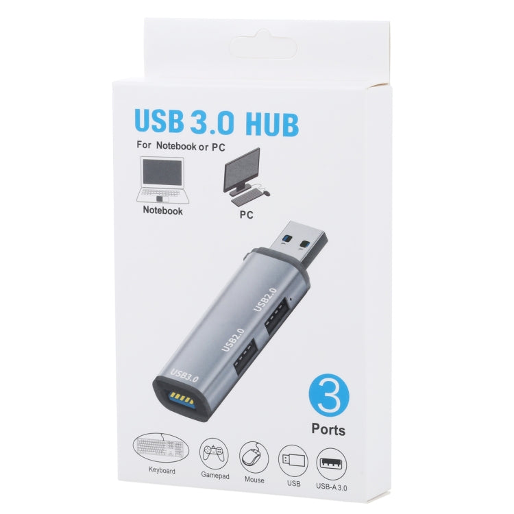 3ポート USB 2.0 x 2 + USB 3.0 to USB 3.0 ハブアダプター、USB2.0x2+USB3.0 to USB3.0