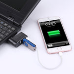 180度回転 USBヘッド 3ポート USB 2.0 ポータブルハブ