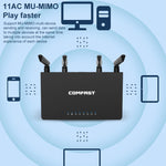 COMFAST CF-WR619AC V2 1200Mbps デュアルバンド無線ルーター、CF-WR619AC V2