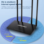 COMFAST CF-WR619AC V2 1200Mbps デュアルバンド無線ルーター、CF-WR619AC V2