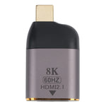 8K 60Hz HDMI メス to USB-C / Type-C オス アダプター、HDMI メス to Type-C オス