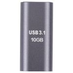 USB 3.1 Type-C オスからUSB 3.1 Type-C メス エルボーアダプター、USB 3.1 Type-C オスからUSB 3.1 Type-C メス