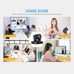FEELWORLD USB10X 10倍光学ズーム 1080P USB PTZビデオ会議カメラ EU・米国プラグ対応, USB10X