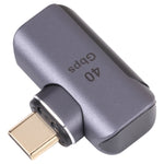 40Gbps USB-C / Type-C オスからメス エルボーアダプター、Type-C 4.0 M to F エルボー