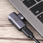 40Gbps USB-C / Type-C オスからメス エルボーアダプター、Type-C 4.0 M to F エルボー