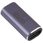 40Gbps USB-C / Type-C 4.0 メス-メス合金アダプター、Type-C 4.0 F to F