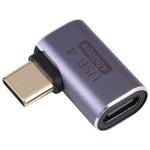 40Gbps USB-C / Type-C オスからメス エルボーアダプター、Type-C 4.0 M to F エルボー 1
