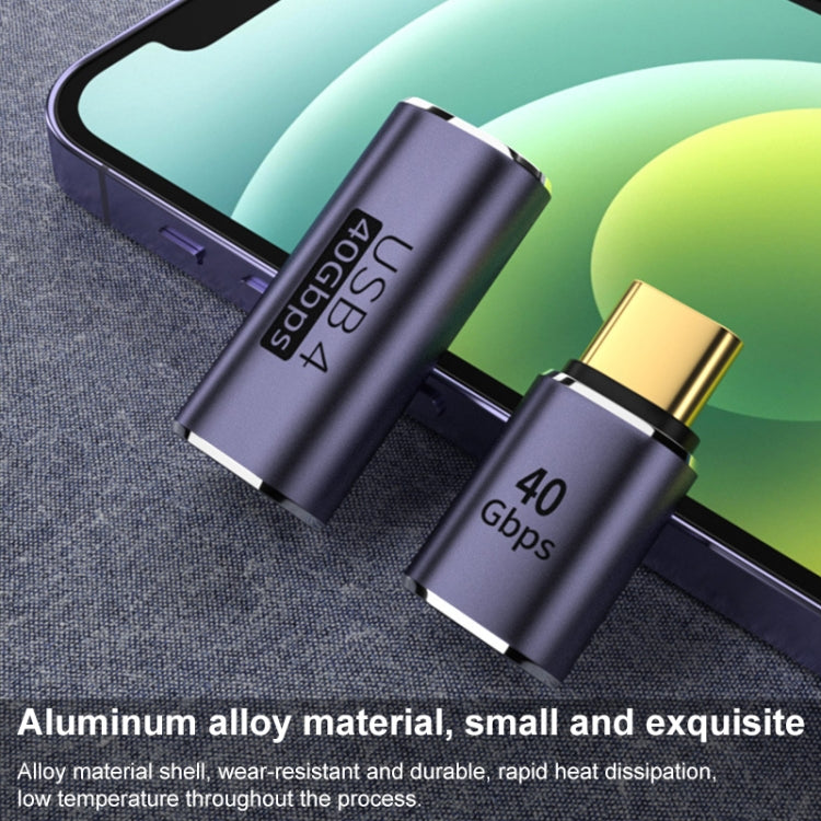 40Gbps USB-C / Type-C オスからメスアダプター、Type-C 4.0 M to F