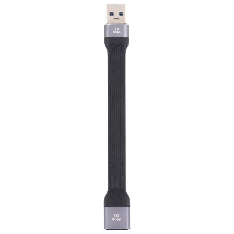 10Gbps USBオス-USBメス ソフトフラット同期データ高速充電ケーブル、USBオス-USBメス