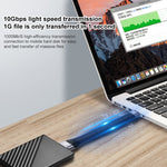 10Gbps USBオス-USBメス ソフトフラット同期データ高速充電ケーブル、USBオス-USBメス