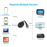 MiraScreen G2-4 ワイヤレスWiFiディスプレイ HDMIドングルレシーバー Airplay Miracast DLNA 1080P HD TVスティック、G2-4