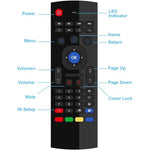 MX3 音声版 2.4GHz フライエアマウス ワイヤレスキーボード リモコン ジャイロスコープ付き